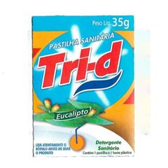 PASTILHA SANITARIA TRI-D EUCALIPTO 30G