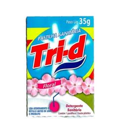 PASTILHA SANITARIA TRI-D FLORAL 30G