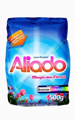 LAVA ROUPAS EM PO ALIADO MAGIA DAS FLORES 20X500G