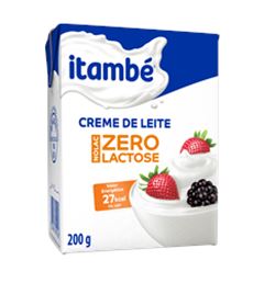 Creme de leite Itambe Nolac zero lactose tp 27x200g